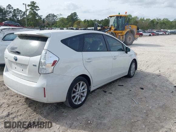 2012 Toyota Prius Two with VIN JTDZN3EU4C3022091, listed as a IAAI auction lot 41956581 with 171,422 mi miles and . Bid and sale history available at carsss.com. Image 4.