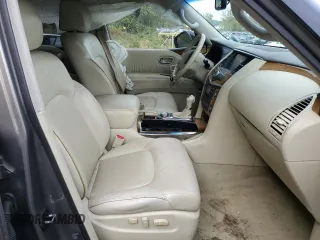2014 Infiniti QX80 with VIN JN8AZ2NC4E9350828, listed as a Copart auction lot 72856614 with 80,717 mi miles and Salvage Title. Bid and sale history available at carsss.com. Image 7.