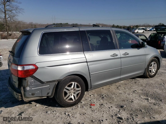 2007 Honda Odyssey EX-L with VIN 5FNRL386X7B055236, listed as a Copart auction lot 48424655 with 195,885 mi miles and Salvage Title. Bid and sale history available at carsss.com. Image 3.