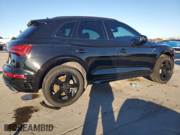 2023 Audi Q5 S line Premium Plus with VIN WA1EABFY0P2092988, listed as a Copart auction lot 41808045 with 30,750 mi miles and Salvage Title. Bid and sale history available at DreamBid. Image 3.