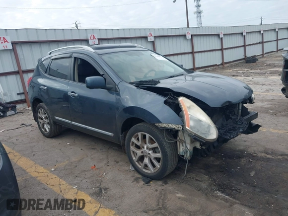 2012 Nissan Rogue S with VIN JN8AS5MT2CW298539, listed as a IAAI auction lot 41536602 with 190,000 mi miles. Bid and sale history available at carsss.com. Image 1.