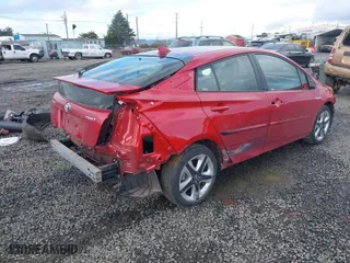 2016 Toyota Prius Four with VIN JTDKARFU7G3517602, listed as a IAAI auction lot 41536667 with 26,728 mi miles. Bid and sale history available at carsss.com. Image 4.