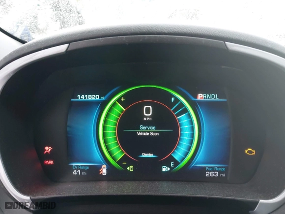 2016 Chevrolet Volt LT with VIN 1G1RC6S57GU140763, listed as a IAAI auction lot 41909678 with 141,820 mi miles. Bid and sale history available at carsss.com. Image 16.