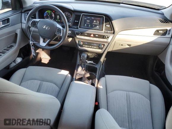 2018 Hyundai Sonata Hybrid SE with VIN KMHE24L31JA082504, listed as a Copart auction lot 88340645 with 91,148 mi miles and Salvage Title. Bid and sale history available at carsss.com. Image 8.