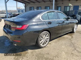 2024 BMW 3 Series 330i with VIN 3MW69FF06R8E43540, listed as a Copart auction lot 46047695 with 8,352 mi miles and Salvage Title. Bid and sale history available at carsss.com. Image 3.