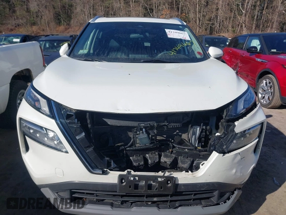 2022 Nissan Rogue SV with VIN 5N1BT3BB3NC707269, listed as a IAAI auction lot 41749667 with 22,477 mi miles. Bid and sale history available at carsss.com. Image 12.