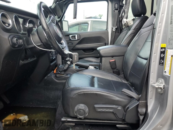 2020 Jeep Wrangler Unlimited Sahara with VIN 1C4HJXEG7LW297722, listed as a Copart auction lot 55295025 with 69,064 mi miles and Salvage title. Bid and sale history available at DreamBid. Image 7.
