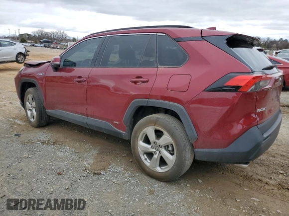 2021 Toyota RAV4 Hybrid LE with VIN 4T3B6RFV6MU040003, listed as a Copart auction lot 47873915 with 93,511 mi miles and Salvage Title. Bid and sale history available at carsss.com. Image 2.