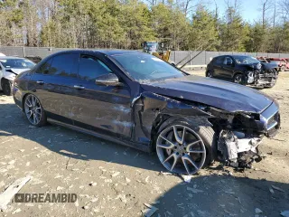 2020 Mercedes-Benz E AMG E 53 with VIN WDDZF6BB8LA744473, listed as a Copart auction lot 86145534 with 75,444 mi miles and Salvage Title. Bid and sale history available at carsss.com. Image 4.