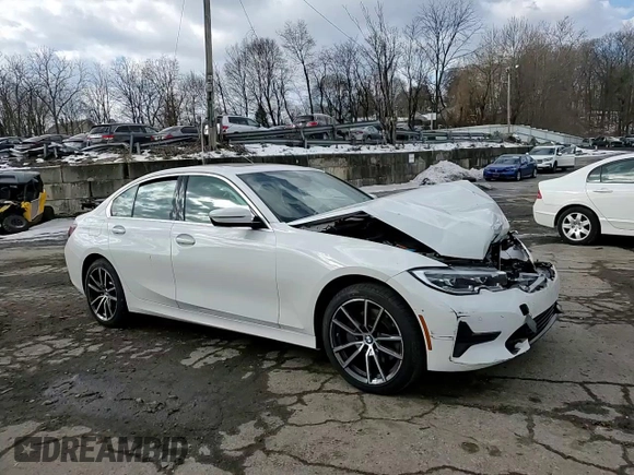 2021 BMW 3 Series 330i xDrive with VIN 3MW5R7J02M8B69061, listed as a Copart auction lot 42602125 with 0 mi miles and Salvage Title. Bid and sale history available at carsss.com. Image 10.