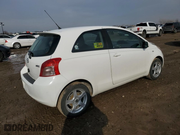 2007 Toyota Yaris with VIN JTDJT903X75096744, listed as a Copart auction lot 46918115 with 216,258 mi miles and Salvage Title. Bid and sale history available at carsss.com. Image 3.