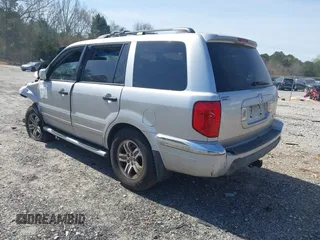 2005 Honda Pilot EX-L z VIN 5FNYF18655B001847, wystawiony jako IAAI lot #41874878 z przebiegiem Nie podano mil oraz . Historia ofert i sprzedaży dostępna na DreamBid. Obrazek 3.