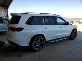 2023 Mercedes-Benz GLS 450 with VIN 4JGFF5KE7PA954520, listed as a Copart auction lot 47780935 with 22,752 mi miles and Salvage Title. Bid and sale history available at DreamBid. Image 3.