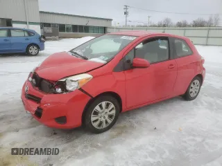 2012 Toyota Yaris L with VIN JTDJTUD35CD524376, listed as a Copart auction lot 44105225 with 40,288 mi miles and Salvage Title. Bid and sale history available at carsss.com. Image 1.