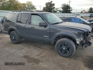 2007 Ford Explorer XLT with VIN 1FMEU73867UA35628, listed as a Copart auction lot 71229704 with 120,473 mi miles and Salvage Title. Bid and sale history available at carsss.com. Image 4.