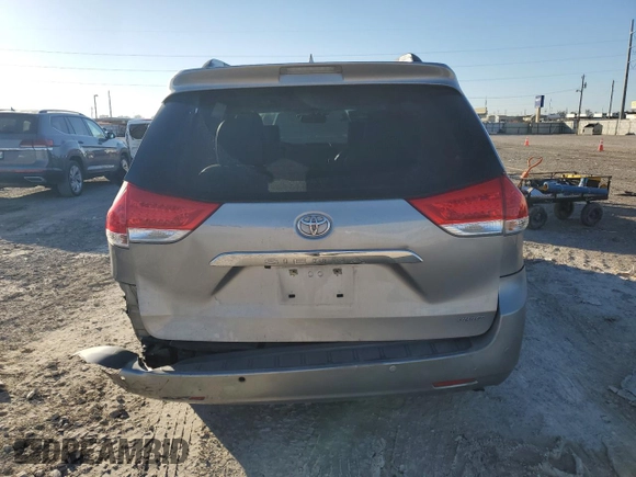2011 Toyota Sienna XLE AAS with VIN 5TDYK3DC4BS101366, listed as a Copart auction lot 45296075 with 261,950 mi miles and Salvage Title. Bid and sale history available at carsss.com. Image 6.