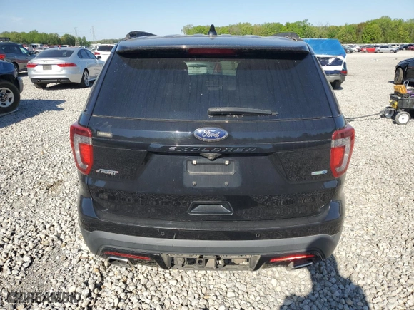 2016 Ford Explorer Sport with VIN 1FM5K8GT5GGC53861, listed as a Copart auction lot 53286995 with 0 mi miles and Salvage Title. Bid and sale history available at carsss.com. Image 6.