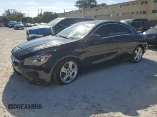 2016 Mercedes-Benz CLA with VIN WDDSJ4GB1GN387486, listed as a Copart auction lot 50953115 with 73,422 mi miles and Salvage Title. Bid and sale history available at carsss.com. Image 1.