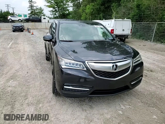 2014 Acura MDX Technology with VIN 5FRYD4H63EB005045, listed as a Copart auction lot 64413825 with 252,632 mi miles and Salvage title. Bid and sale history available at DreamBid. Image 14.