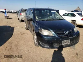2004 Mazda MPV LX with VIN JM3LW28A740524165, listed as a Copart auction lot 50571435 with 201,189 mi miles and Salvage Title. Bid and sale history available at carsss.com. Image 12.