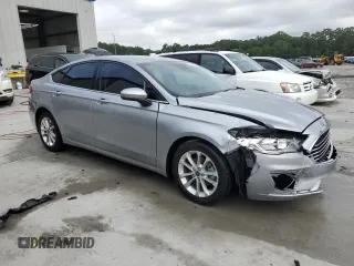 2020 Ford Fusion SE with VIN 3FA6P0H71LR207241, listed as a Copart auction lot 58347785 with 92,375 mi miles and Salvage title. Bid and sale history available at DreamBid. Image 4.