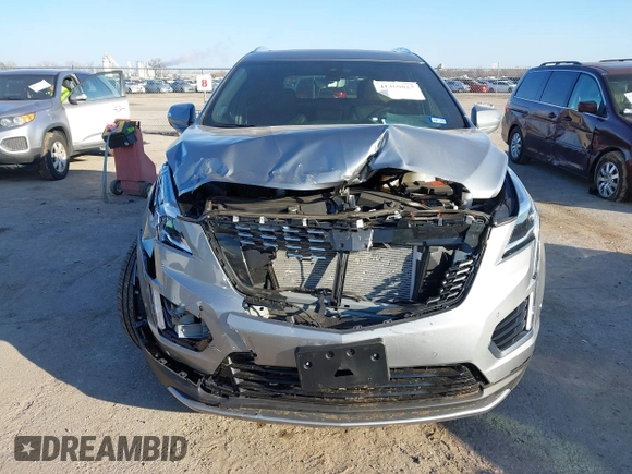 2025 Cadillac XT5 FWD Premium Luxury with VIN 1GYKNCRS7SZ104526, listed as a IAAI auction lot 41468623 with 3,896 mi miles. Bid and sale history available at carsss.com. Image 6.