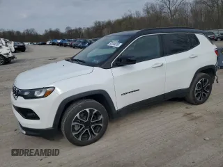 2023 Jeep Compass Limited с VIN 3C4NJDCN0PT561331, выставлен на аукционе Copart как лот 53398885 с пробегом 11 906 миль миль и Списание • Salvage title. История ставок и продаж доступна на DreamBid. Изображение 1.