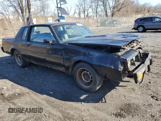 1987 Buick Regal with VIN 1G4GJ1171HP440059, listed as a Copart auction lot 51641495 with 21,443 mi miles and Salvage Title. Bid and sale history available at DreamBid. Image 4.