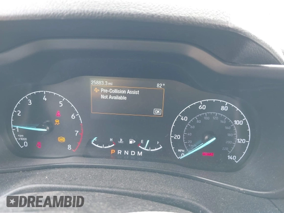 2021 Ford Transit Connect XLT with VIN NM0GS9F27M1500434, listed as a IAAI auction lot 39234991 with 25,883 mi miles and . Bid and sale history available at DreamBid. Image 7.