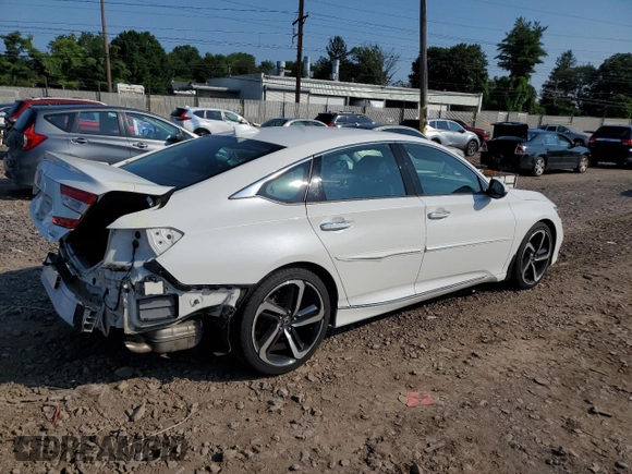 2020 Honda Accord Touring with VIN 1HGCV2F93LA005306, listed as a Copart auction lot 64922215 with 50,447 mi miles and Salvage title. Bid and sale history available at DreamBid. Image 3.