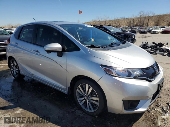 2015 Honda Fit EX-L with VIN 3HGGK5H89FM710229, listed as a Copart auction lot 50797875 with 16,281 mi miles and Salvage Title. Bid and sale history available at carsss.com. Image 4.