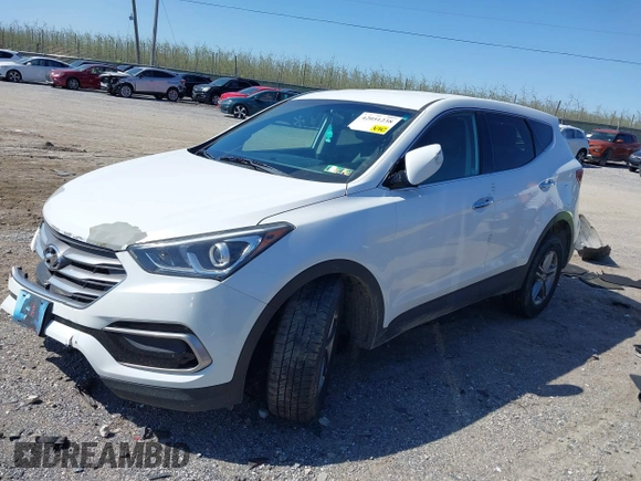 2017 Hyundai Santa Fe 2.4L z VIN 5NMZTDLB3HH003991, wystawiony jako IAAI lot #42051238 z przebiegiem 125 742 mil mil oraz . Historia ofert i sprzedaży dostępna na DreamBid. Obrazek 2.