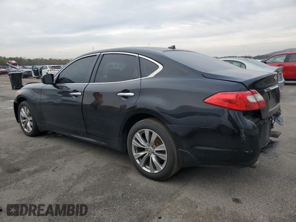 2012 Infiniti M37 with VIN JN1BY1AR8CM396876, listed as a Copart auction lot 85992784 with 223,227 mi miles and Salvage Title. Bid and sale history available at carsss.com. Image 2.