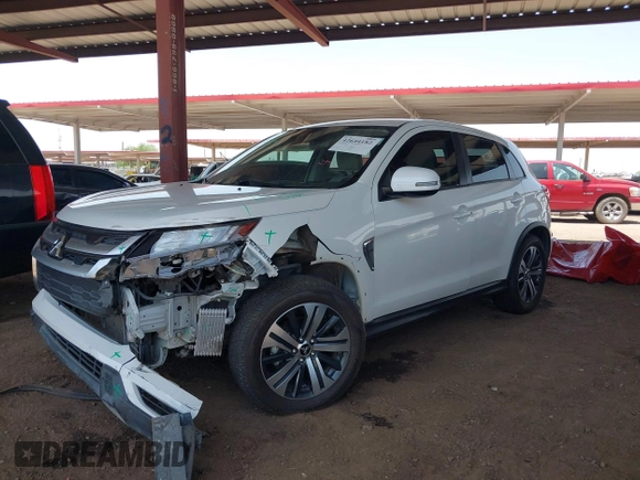 2020 Mitsubishi Outlander ES with VIN JA4AR3AU0LU007700, listed as a IAAI auction lot 42644182 with 52,596 mi miles and . Bid and sale history available at DreamBid. Image 19.