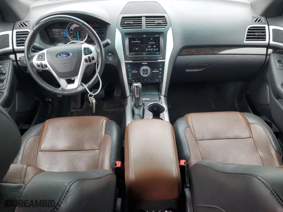 2015 Ford Explorer Limited with VIN 1FM5K8F89FGB02551, listed as a Copart auction lot 48363625 with 75,353 mi miles and Salvage Title. Bid and sale history available at carsss.com. Image 8.