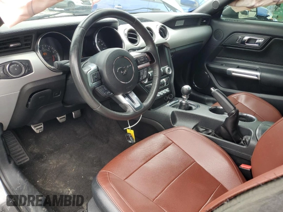 2015 Ford Mustang EcoBoost with VIN 1FA6P8TH8F5322263, listed as a Copart auction lot 59040525 with 102,815 mi miles and Salvage title. Bid and sale history available at DreamBid. Image 8.