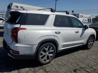 2021 Hyundai Palisade SEL z VIN KM8R44HE7MU222869, wystawiony jako Copart lot #58271175 z przebiegiem 84 943 mil mil oraz Szkoda całkowita • Salvage title. Historia ofert i sprzedaży dostępna na DreamBid. Obrazek 3.