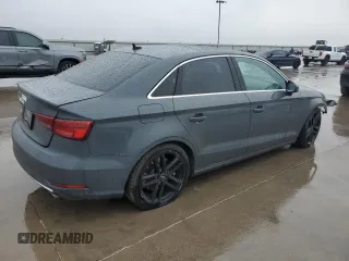 2019 Audi A3 Sedan Premium with VIN WAUBEGFF2KA104000, listed as a Copart auction lot 81337954 with 0 mi miles and Salvage Title. Bid and sale history available at carsss.com. Image 3.