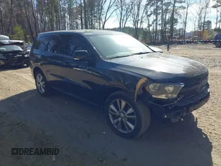 2012 Dodge Durango R/T with VIN 1C4SDHCTXCC130386, listed as a IAAI auction lot 41721300 with 109,229 mi miles and . Bid and sale history available at DreamBid. Image 1.