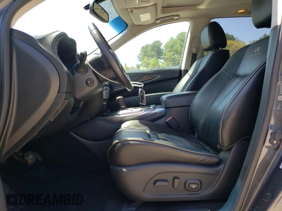 2013 Infiniti JX35 with VIN 5N1AL0MM0DC318399, listed as a Copart auction lot 53798305 with 114,356 mi miles and Clean Title. Bid and sale history available at DreamBid. Image 7.