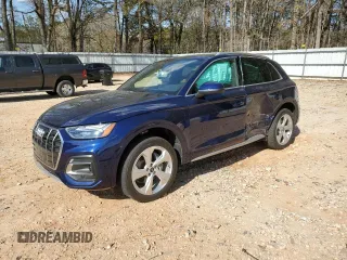 2021 Audi Q5 Premium Plus z VIN WA1BAAFY8M2027928, wystawiony jako Copart lot #50494965 z przebiegiem 59 034 mil mil oraz Szkoda całkowita • Salvage title. Historia ofert i sprzedaży dostępna na DreamBid. Obrazek 1.