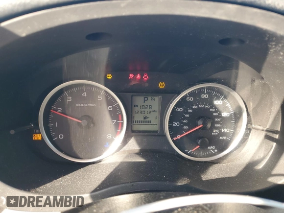 2014 Subaru Crosstrek Premium with VIN JF2GPAWC2E8288843, listed as a Copart auction lot 60479805 with 123,012 mi miles and Salvage title. Bid and sale history available at DreamBid. Image 9.