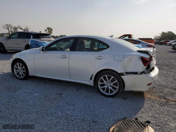 2013 Lexus IS 250 with VIN JTHCF5C29D5063028, listed as a Copart auction lot 49708045 with 126,351 mi miles and Salvage Title. Bid and sale history available at carsss.com. Image 2.