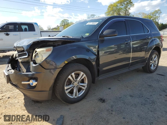 2012 Chevrolet Equinox LS with VIN 2GNALBEK2C1286757, listed as a Copart auction lot 53179655 with 210,844 mi miles and Salvage Title. Bid and sale history available at DreamBid. Image 1.