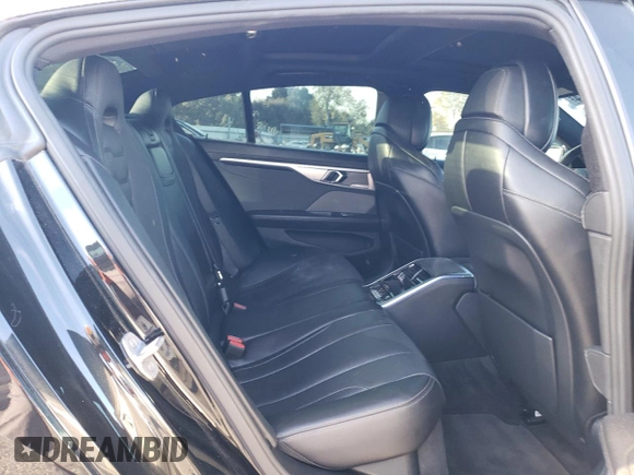 2020 BMW 8 Series 840i with VIN WBAGV4C06LCE28998, listed as a Copart auction lot 48566634 with 54,946 mi miles and Salvage title. Bid and sale history available at DreamBid. Image 10.