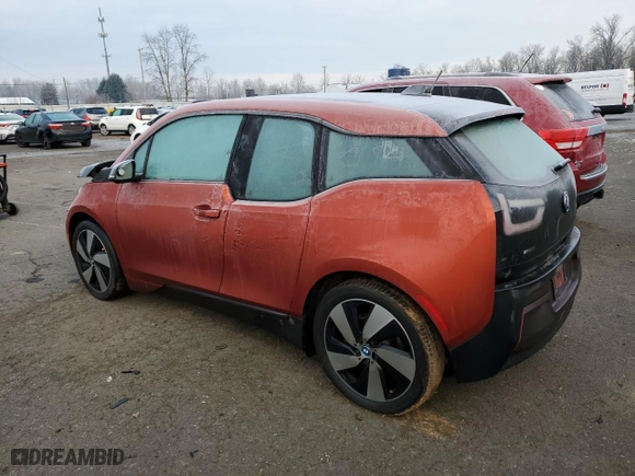2015 BMW i3 with VIN WBY1Z4C50FV503286, listed as a Copart auction lot 43157665 with 94605 miles and Salvage Title. Bid and sale history available at carsss.com. Image 2.