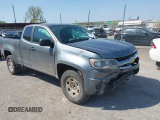 2019 Chevrolet Colorado 2WD Work Truck with VIN 1GCHSBEAXK1237487, listed as a IAAI auction lot 42045502 with Not provided miles and . Bid and sale history available at DreamBid. Image 1.