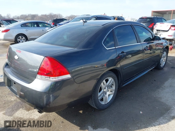 2012 Chevrolet Impala LT Fleet with VIN 2G1WG5E36C1281020, listed as a IAAI auction lot 41783450 with 149,514 mi miles and . Bid and sale history available at DreamBid. Image 4.