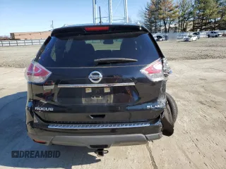 2015 Nissan Rogue SL with VIN 5N1AT2MV4FC762408, listed as a Copart auction lot 51258745 with Not Provided miles and Salvage Title. Bid and sale history available at carsss.com. Image 6.
