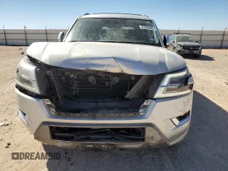 2023 Nissan Armada SL with VIN JN8AY2BA5P9401536, listed as a Copart auction lot 45586885 with 31,481 mi miles and Salvage Title. Bid and sale history available at carsss.com. Image 5.